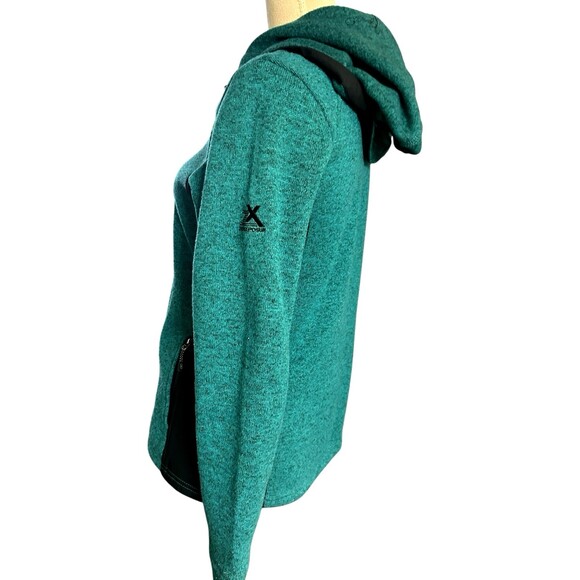 Zeroxposure Women's M  Hooded Full Zip Pocket Jasper Teal Green Black Jacket - Picture 7 of 10